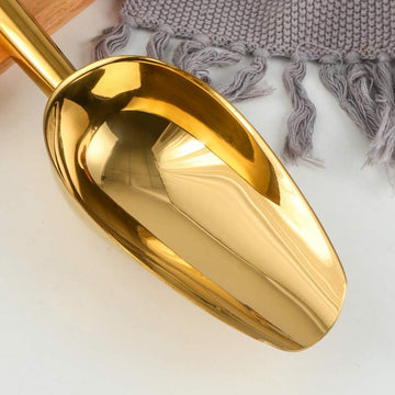 Be Scope Stainless Steel Ice Scoop – Durable Canister & Ice Maker Tool